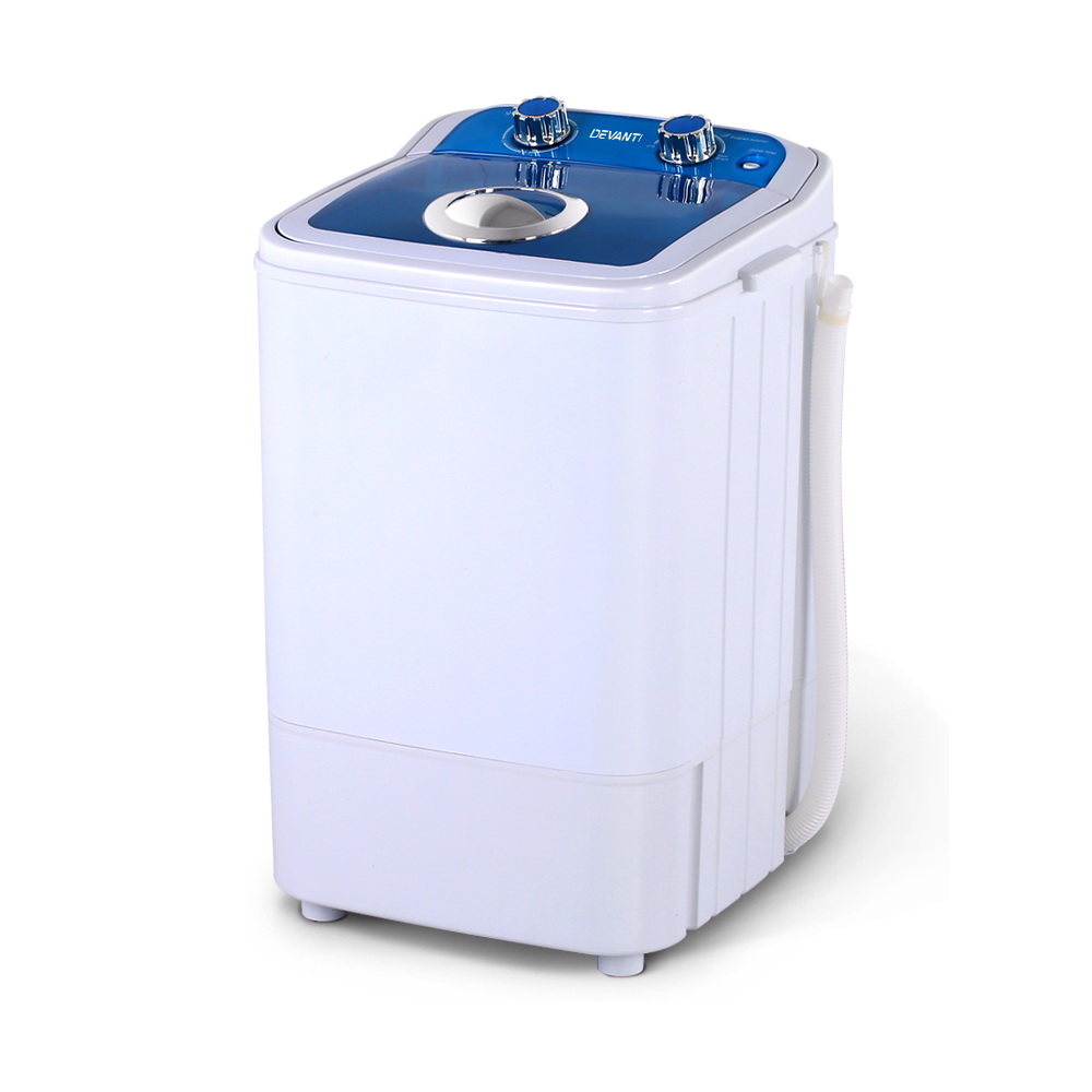 PWM-S-46-BU-14858-00 Devanti Portable Washing Machine 4.6KG Blue - Image 1