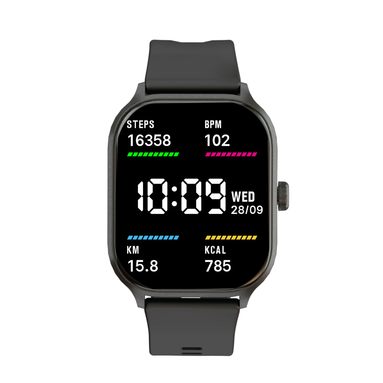 V1031-VF-M4BLK-979-202507041046-00 V-Fitness Smart Watch 2 Inch Touch Screen - Black - Image 1
