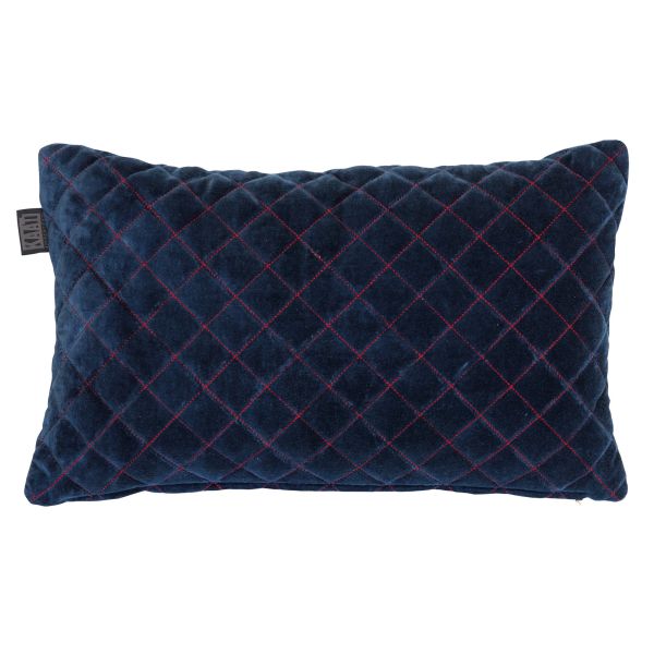 V107-1400927-200757-00 Equire Filled Cotton Blue Cushion by Bedding House - Image 1