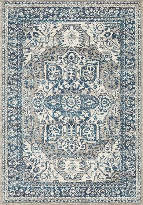 V107-BLN-207-BLUE-290X200-207442-00 Babylon 207 Blue by Rug Culture-290X200CM - RECTANGLE - Image 1