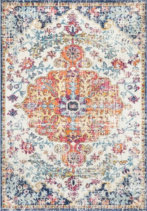 V107-EVO-254-WHI-230X160-208190-00 Evoke 254 White by Rug Culture -230X160CM - RECTANGLE - Image 1