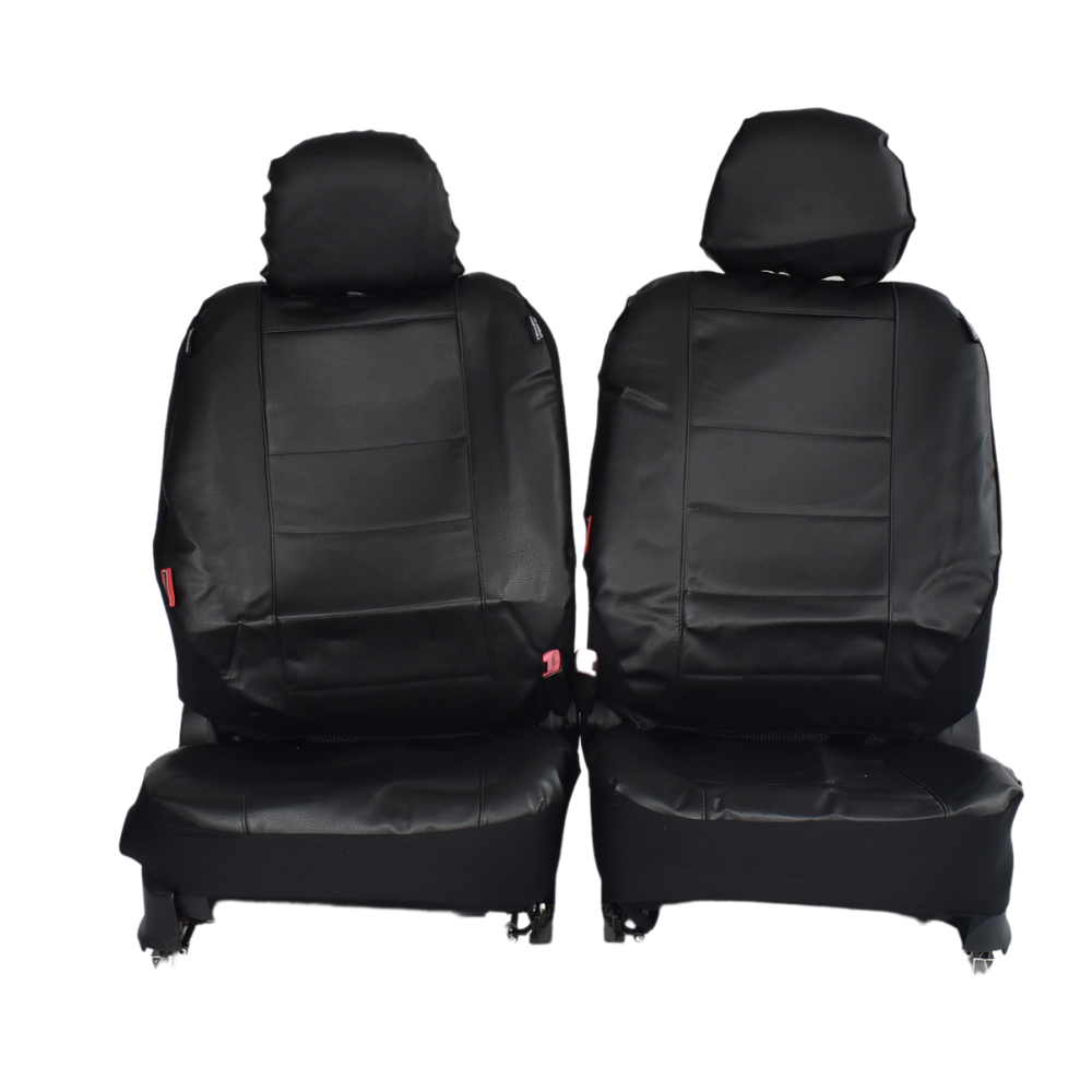 V121-TMDMAZD3S09TOROBLK_7_2910cf14-82f3-409c-bf58-3b528ccd979b Leather Look Car Seat Covers For Mazda 3 2009-2014 | Black - Image 1