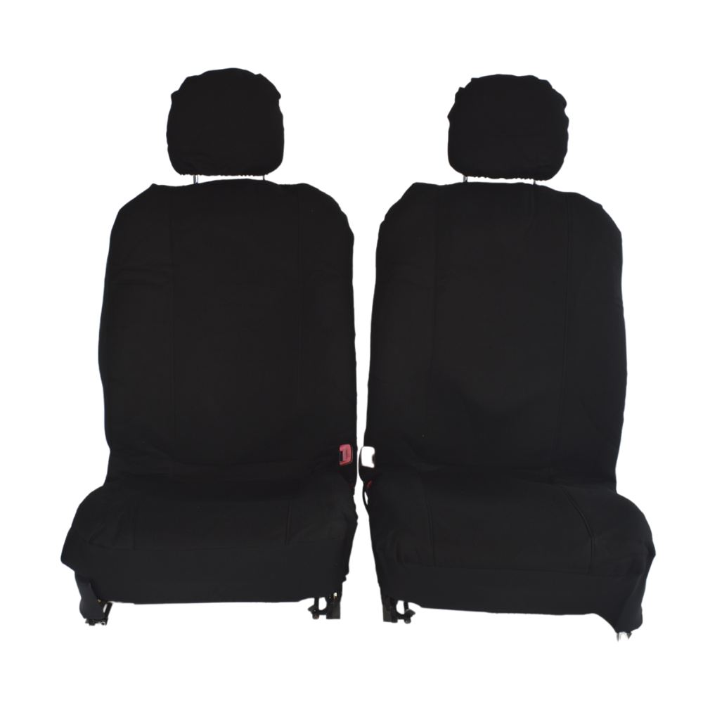 V121-TMDXTRA07CHALBLK_BLACK_CHALLENGER_af0daed9-dfbf-4c20-9963-e52a3c2b9909 Canvas Seat Covers for Nissan Rogue 10/2007-02/2014 T31 Black - Image 1