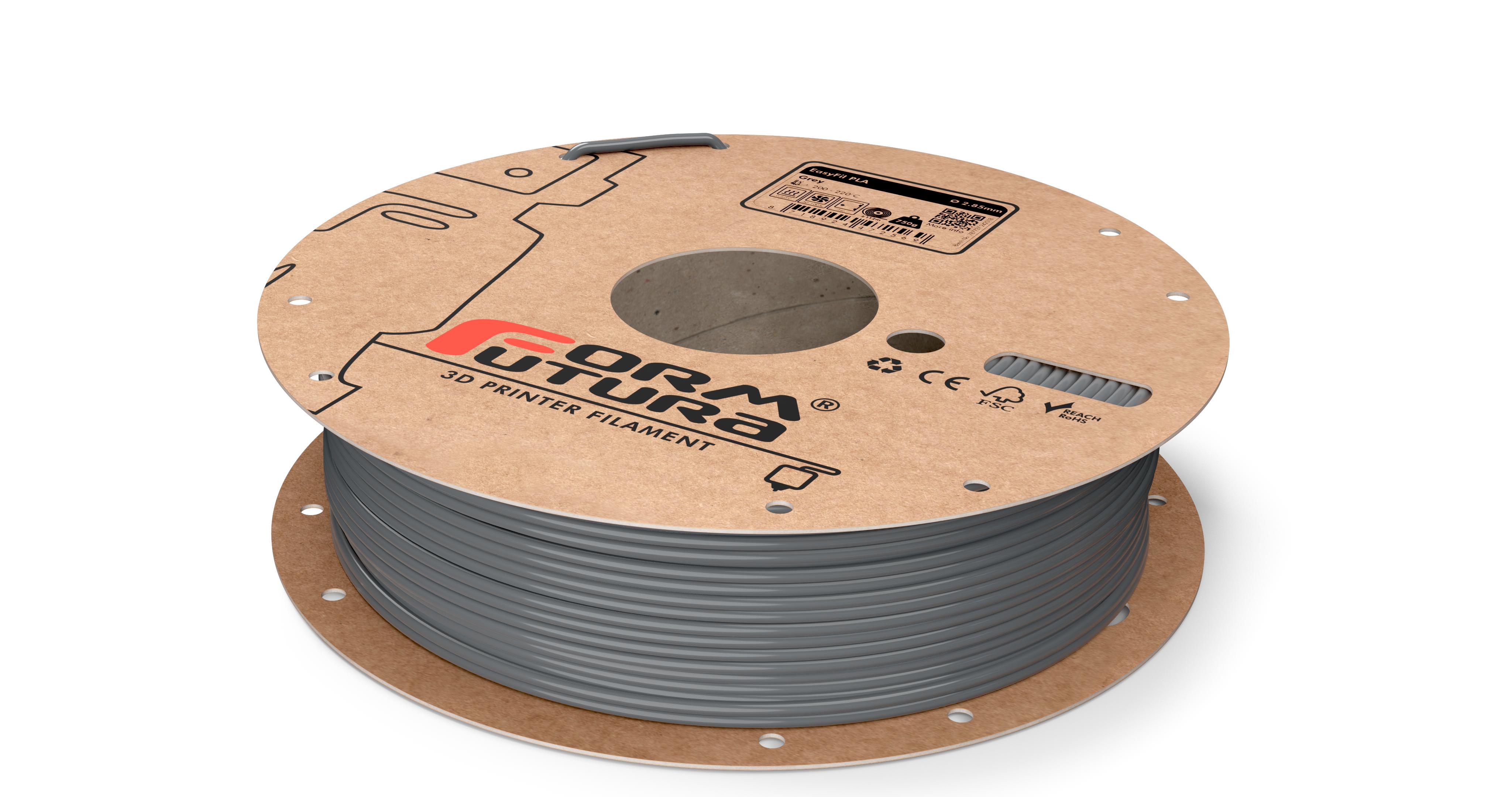 V177-285EPLA-GREY-2300_8718924470732_EasyFil-PLA-Grey-175-2300g__68130_1 PLA Filament EasyFil PLA 2.85mm Grey 2300 gram 3D Printer Filament - Image 1