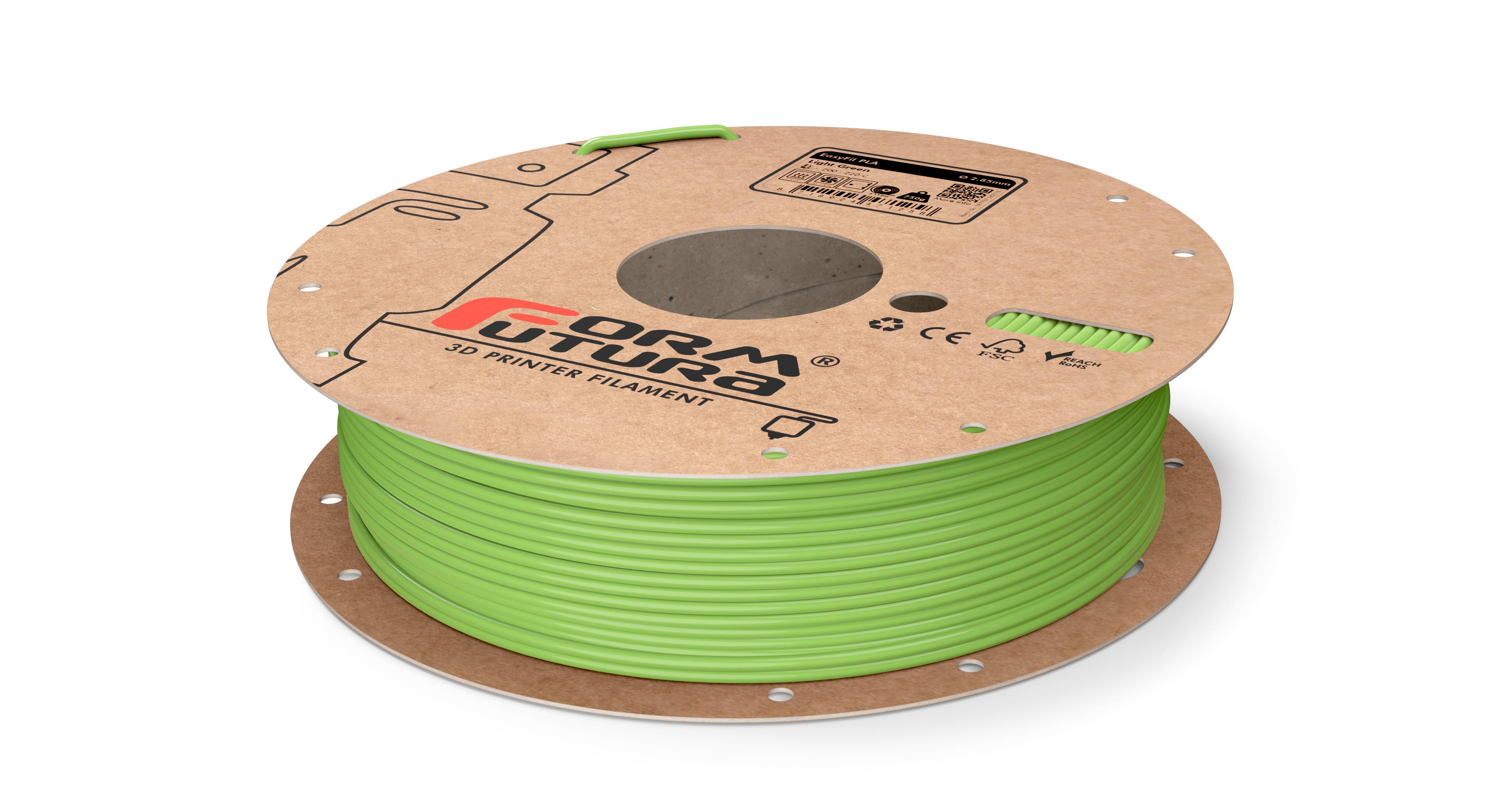 V177-285EPLA-LIGR-0750_EasyFil-PLA-Light-Green-285-750g__65329_1 PLA Filament EasyFil PLA 2.85mm Light Green 750 gram 3D Printer Filament - Image 1