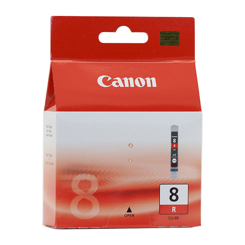 V177-D-CI8R_uc__99059_1 CANON CLI8R Red Ink Cartridge - Image 1