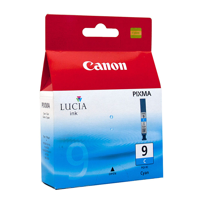V177-D-CI9C_uc__07379_1 CANON PGI9 Cyan Ink Cartridge - Image 1