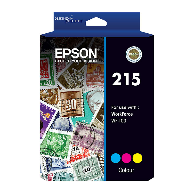 V177-D-E215C_uc__63204_1 EPSON 215 Colour Ink Cartridge - Image 1