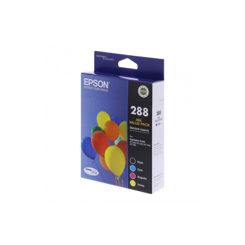 V177-D-E288CP4_E288CP4__51248_1 EPSON 288 CMYK Colour Pack - Image 1