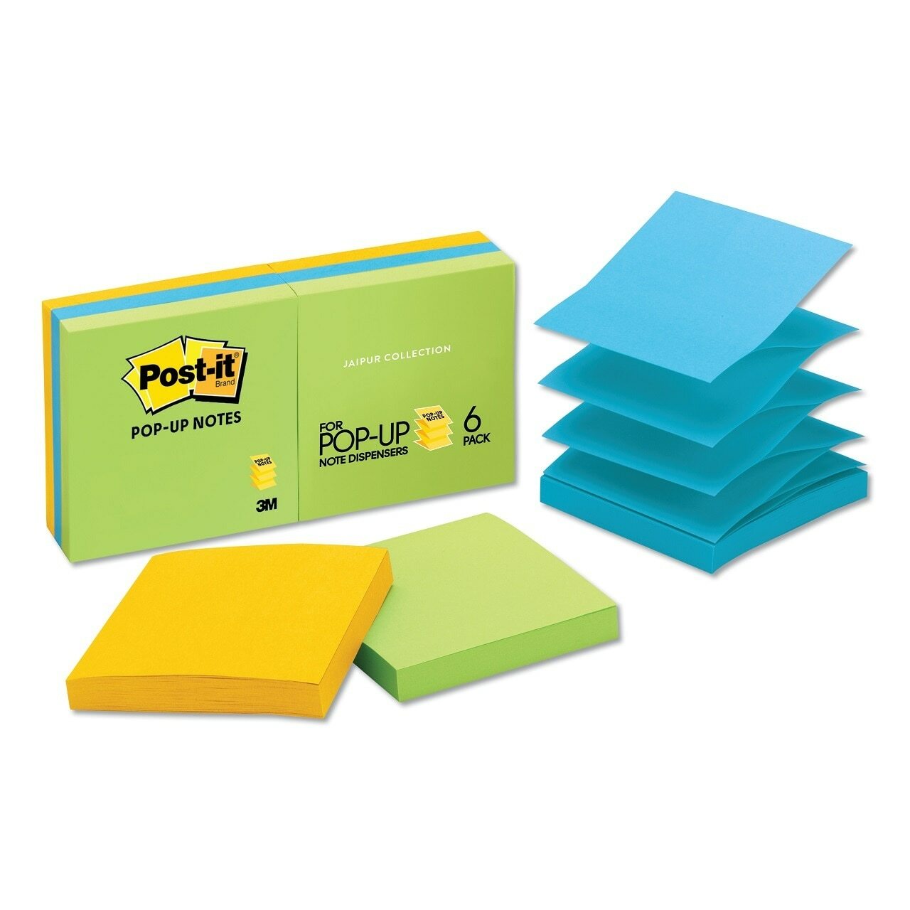 V177-D-PIR33018AUCP-70894-00 Post-It Notes R330AU PopUp Pack of 18 - Image 1