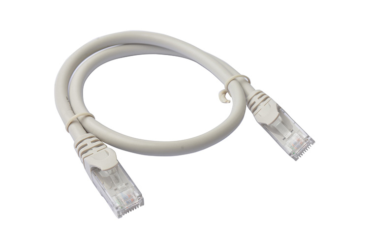 V177-L-CB8W-PL6A-0.25GRY-CB8W-PL6A-0.25GRY__87675-00 8WARE Cat6a UTP Ethernet Cable 25cm Snagless Grey - Image 1
