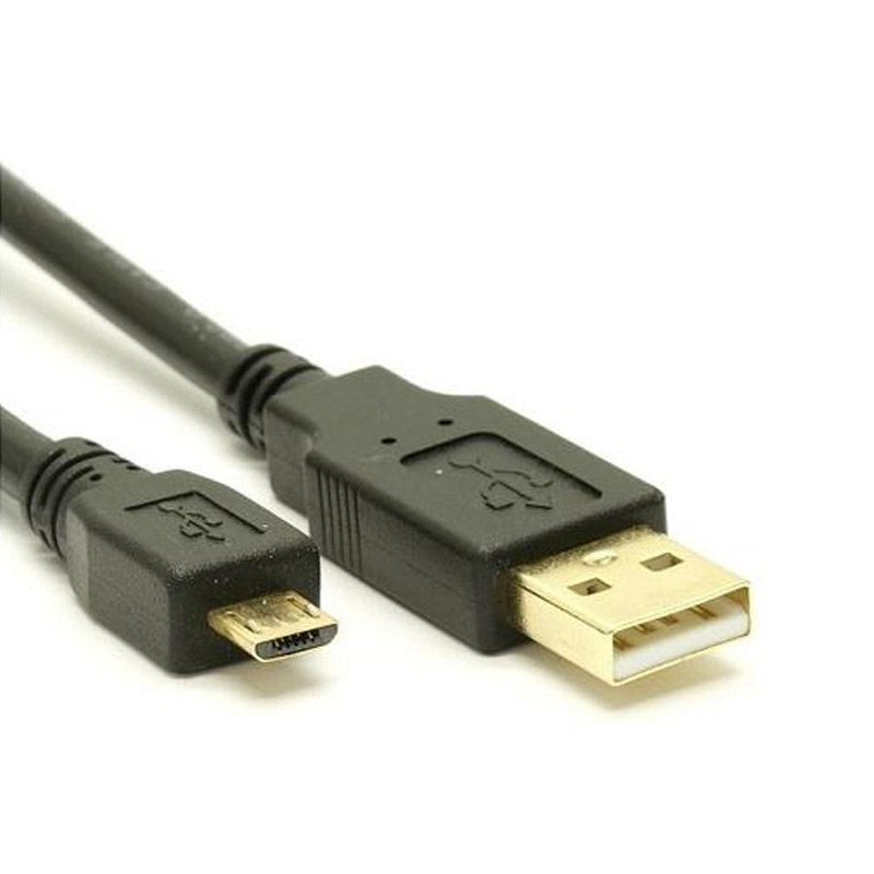 V177-L-CB8W-UC-2003AUB-CB8W-UC-2003AUB__15484-00 8WARE USB 2.0 Cable 3m A to Micro-USB B Male to Male Black - Image 1