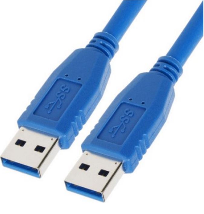 V177-L-CBAT-USB3-AMAM-2M_CBAT-USB3-AMAM-2M__85145_1 ASTROTEK USB 3.0 Cable 2m - Type A Male to Type A Male Blue Colour - Image 1