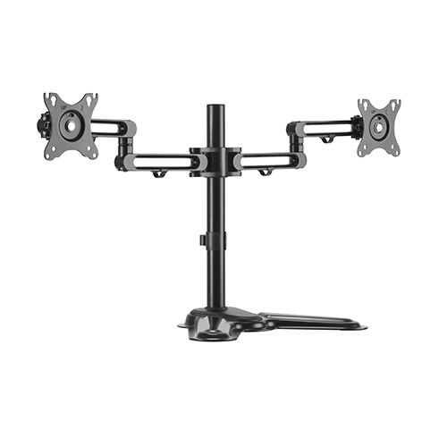 V177-L-MABT-LDT30-T024-MABT-LDT30-T024__78622-00 Brateck Dual Monitor Premium Articulating Aluminum Monitor Stand Fit Most 17"-32" Monitors Up to 8kg per screen - Image 1