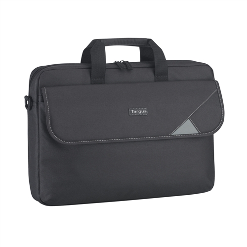 V177-L-NAT-TBT239AU-NAT-TBT239AU__82840-00 Targus 15.6' Intellect Top Load Case with Padded Laptop Compartment - Black - Image 1