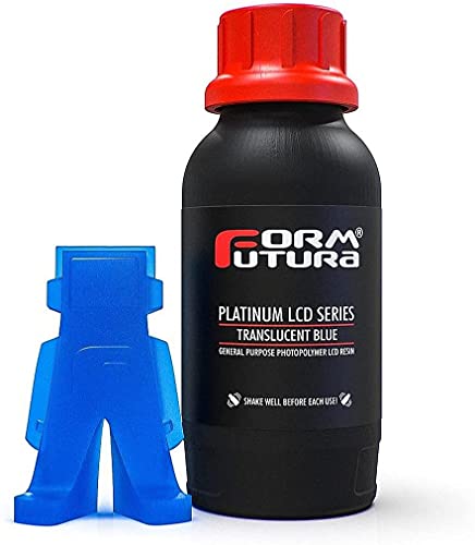 V177-PLCD-TLBLUE-0500-lcdblue__06589-00 Platinum LCD Series mm 500 gram Translucent Blue Resin - Image 1