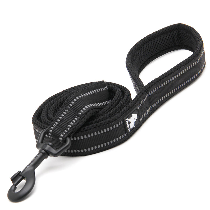 V188-ZAP-TLL2111-BLACK-S-B09P4BJFDC.MAIN_720x720-00 Reflective Pet Leash 2 meters Black S - Image 1