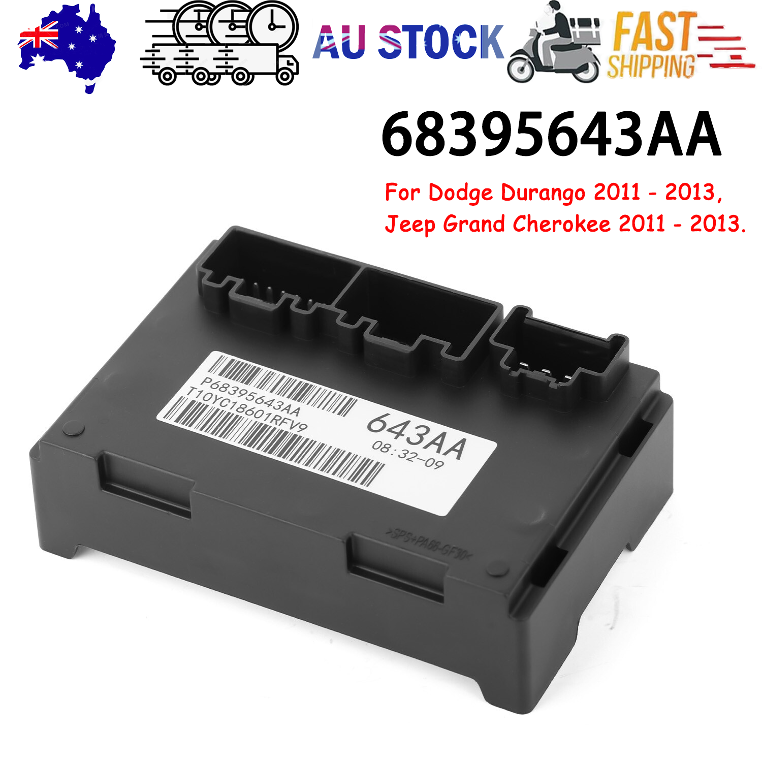 V201-68395643AA-CAUU-202506190735-00 Transfer Case Control Module For JEEP Grand Cherokee SRT Sport 6.4L V8 2013 AU - Image 1