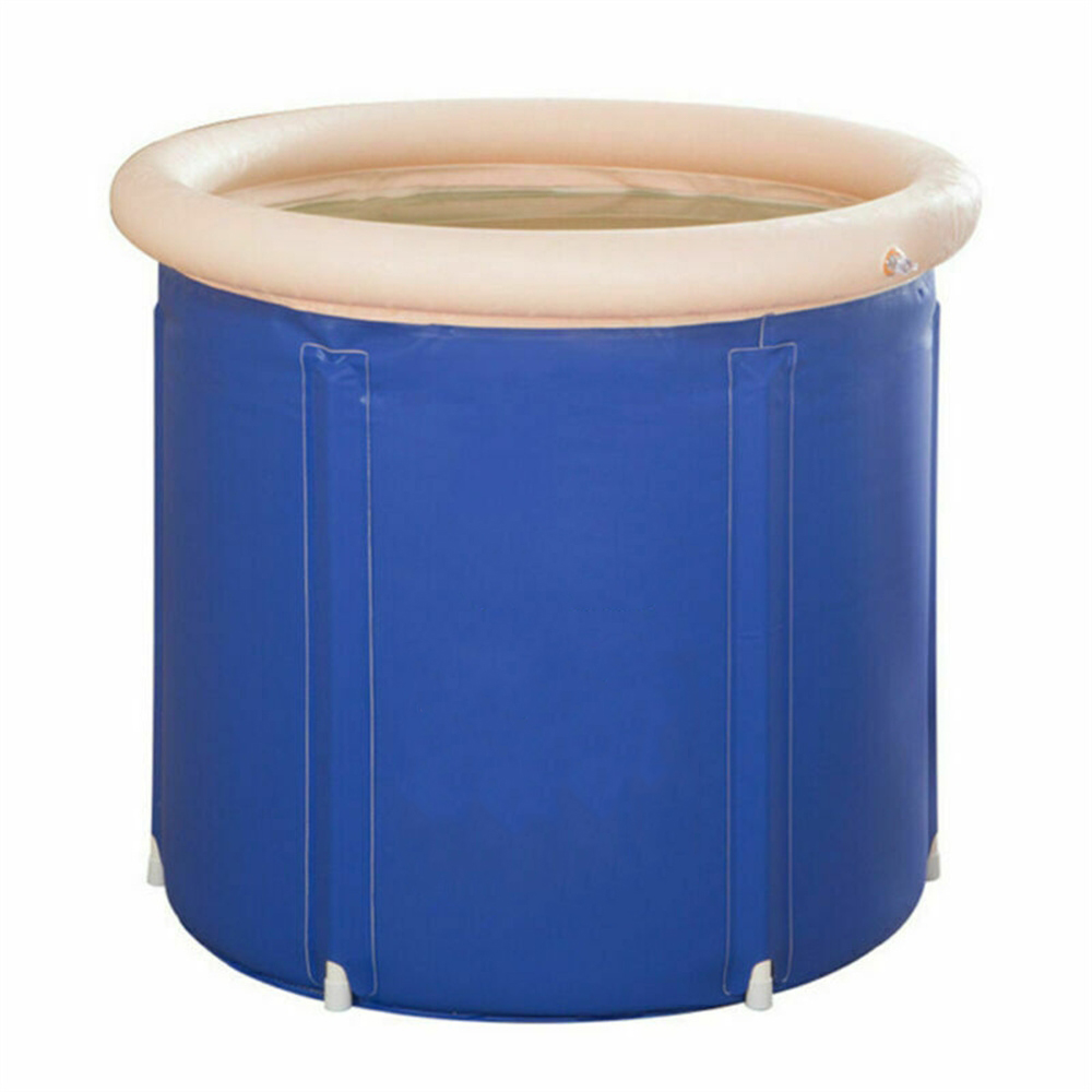 V201-HB001DB-AU-69560-00 Portable Bathtub Bath Tub Folding Bathtub Portable PVC Water Tub Spa Bath Tub - Image 1