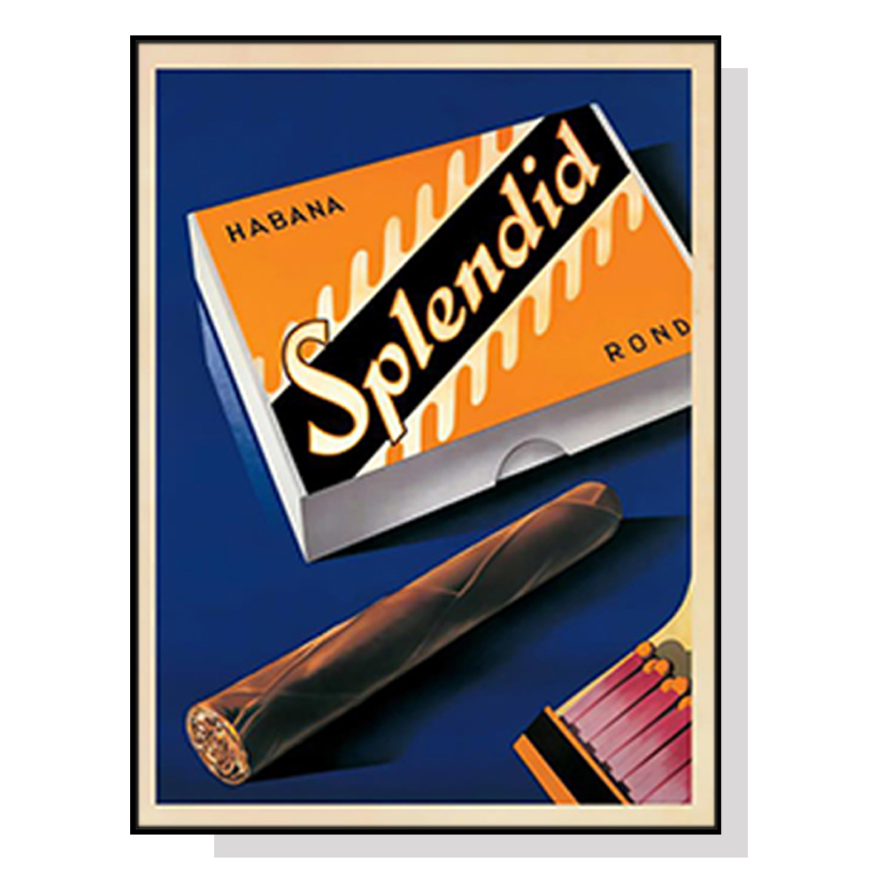 V207-18191-130789-00 Wall Art 40cmx60cm Splendid Black Frame Canvas - Image 1