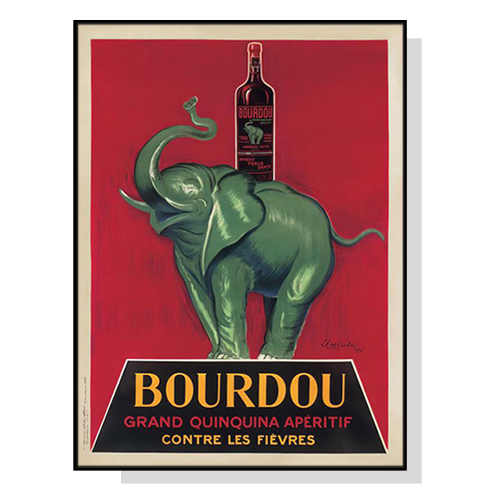 V207-18901-130747-00 Wall Art 40cmx60cm Bourdou Black Frame Canvas - Image 1