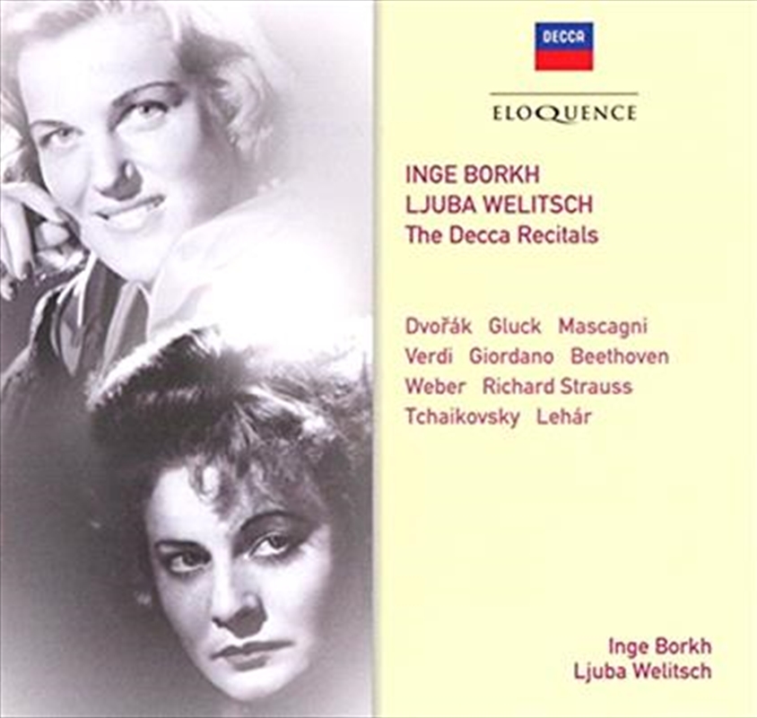 V210-2303896-202507021730-00 Inge Borkh: Ljuba Welitsch: De - Borkh, Inge And Ljuba Welitsch Cd Album - Image 1