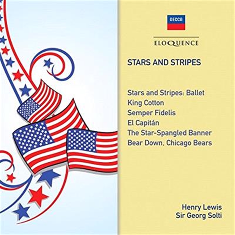 V210-2314689-202507021230-00 Stars And Stripes - Lewis, Henry And Sir Georg Solti Cd Album - Image 1