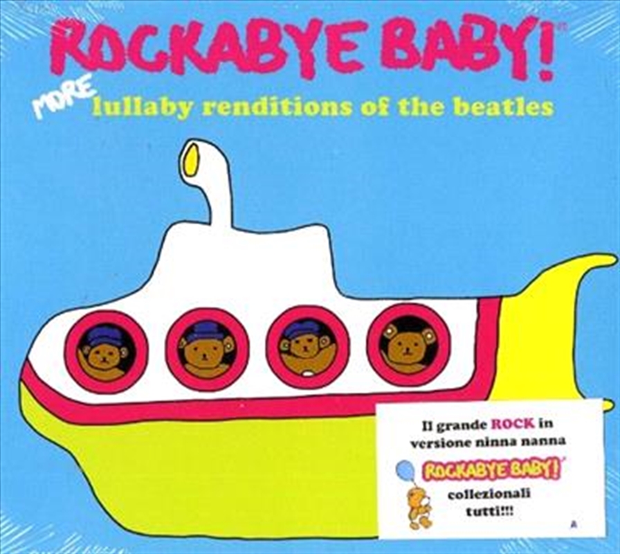 V210-2334618-202507030502-00 More Lullaby Renditions: Beatl - Rockabye Baby Cd Album - Image 1