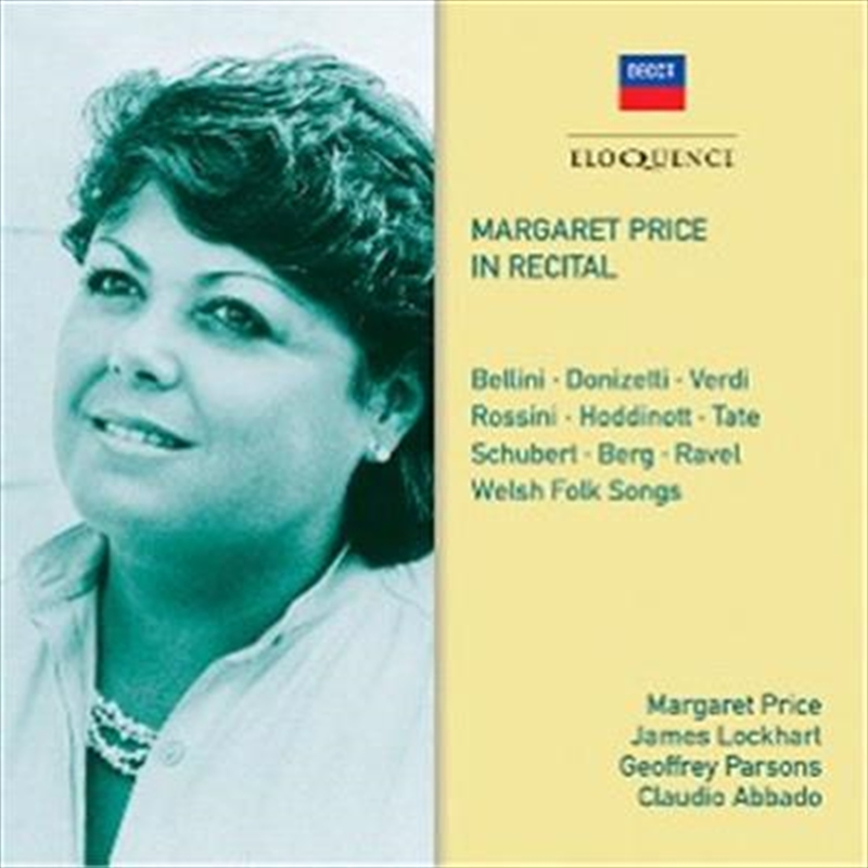 V210-2432536-202507021730-00 Margaret Price In Recital - Price, Margaret Cd Album - Image 1