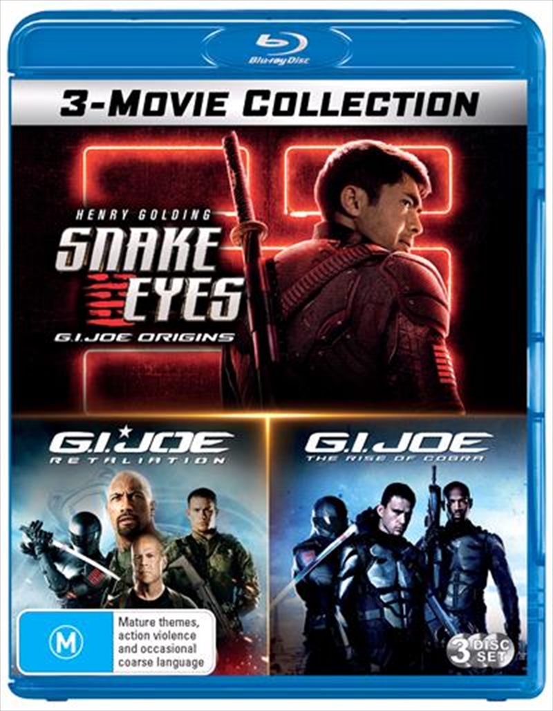 V210-2648980-76185-00 G.I.Joe / G.I.Joe - Retaliation / Snake Eyes - G.I.Joe Origins | 3 Movie Franchise Pack Blu-ray - Image 1