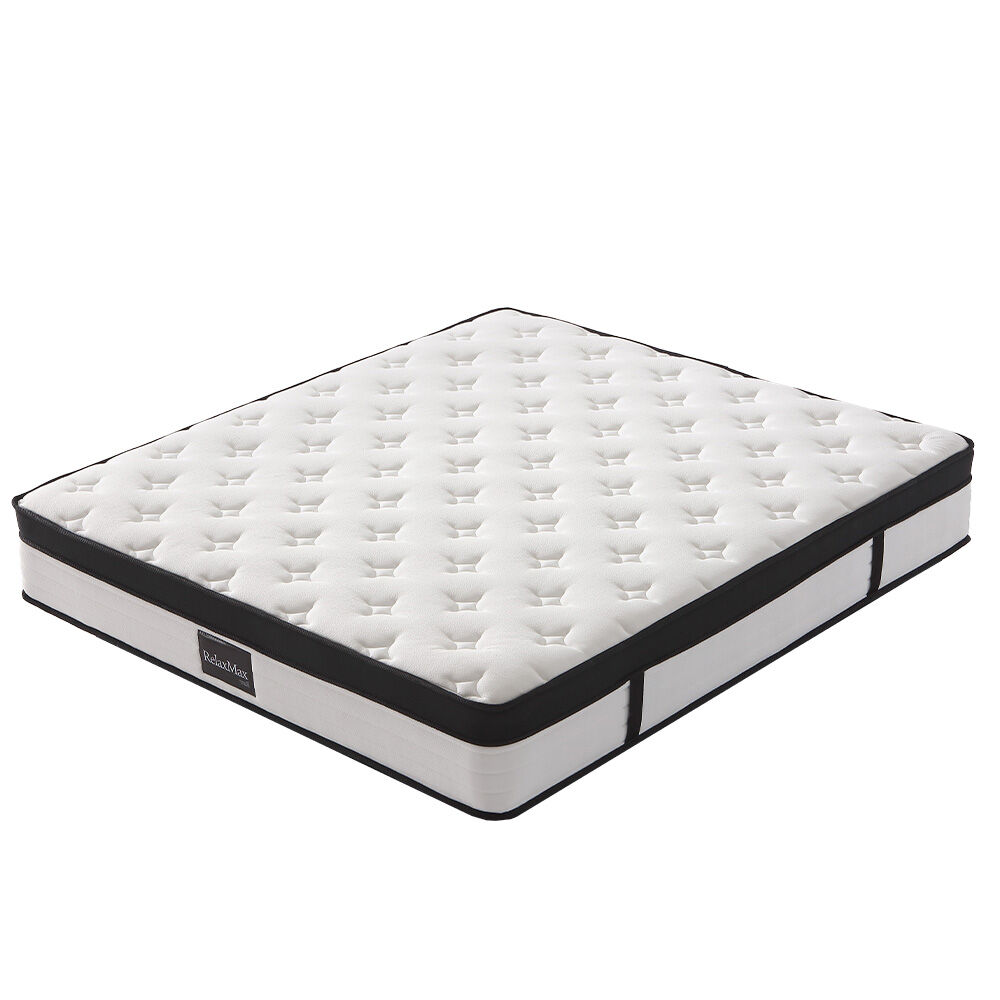V219-BEDMATKSST4A-202505231411-00 KINGSTON SLUMBER RelaxMax 31cm Queen Mattress, Medium, Euro Top, 5-Zone, Pocket Spring, Knitted Fabric - Image 1