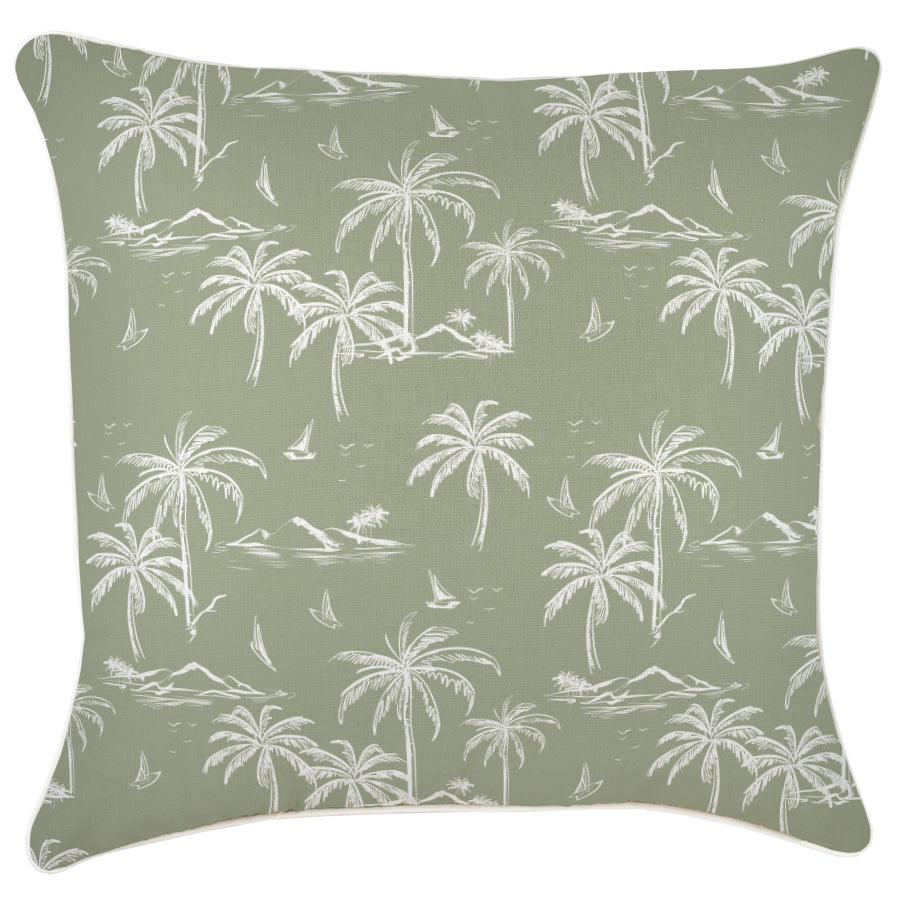 V236-EP12225703WP_EP12225703WP_Indoor-Outdoor-Cushion-Cover-Postcards-Sage Cushion Cover-With Piping-Postcards Sage-60cm x 60cm - Image 1