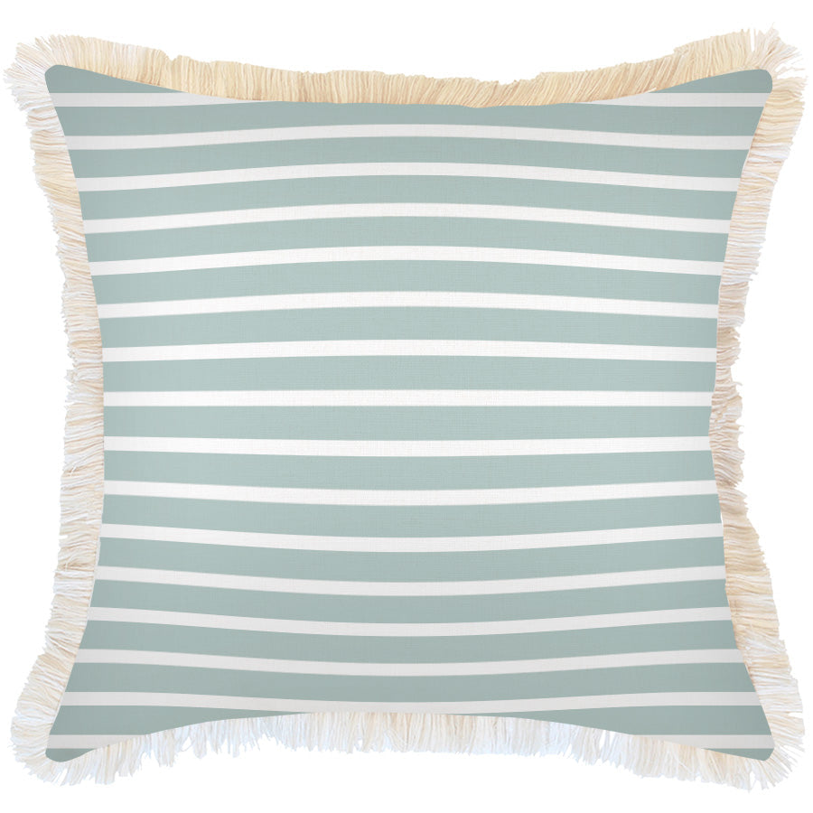 V236-EP13228303CF_EP13228303CF_Indoor-Outdoor-Cushion-Cover-Hampton-Stripe-Seafoam_ea27993f-e834-4045-bca0-30a9a4f419ad Cushion Cover-Coastal Fringe-Hampton Stripe Seafoam-60cm x 60cm - Image 1