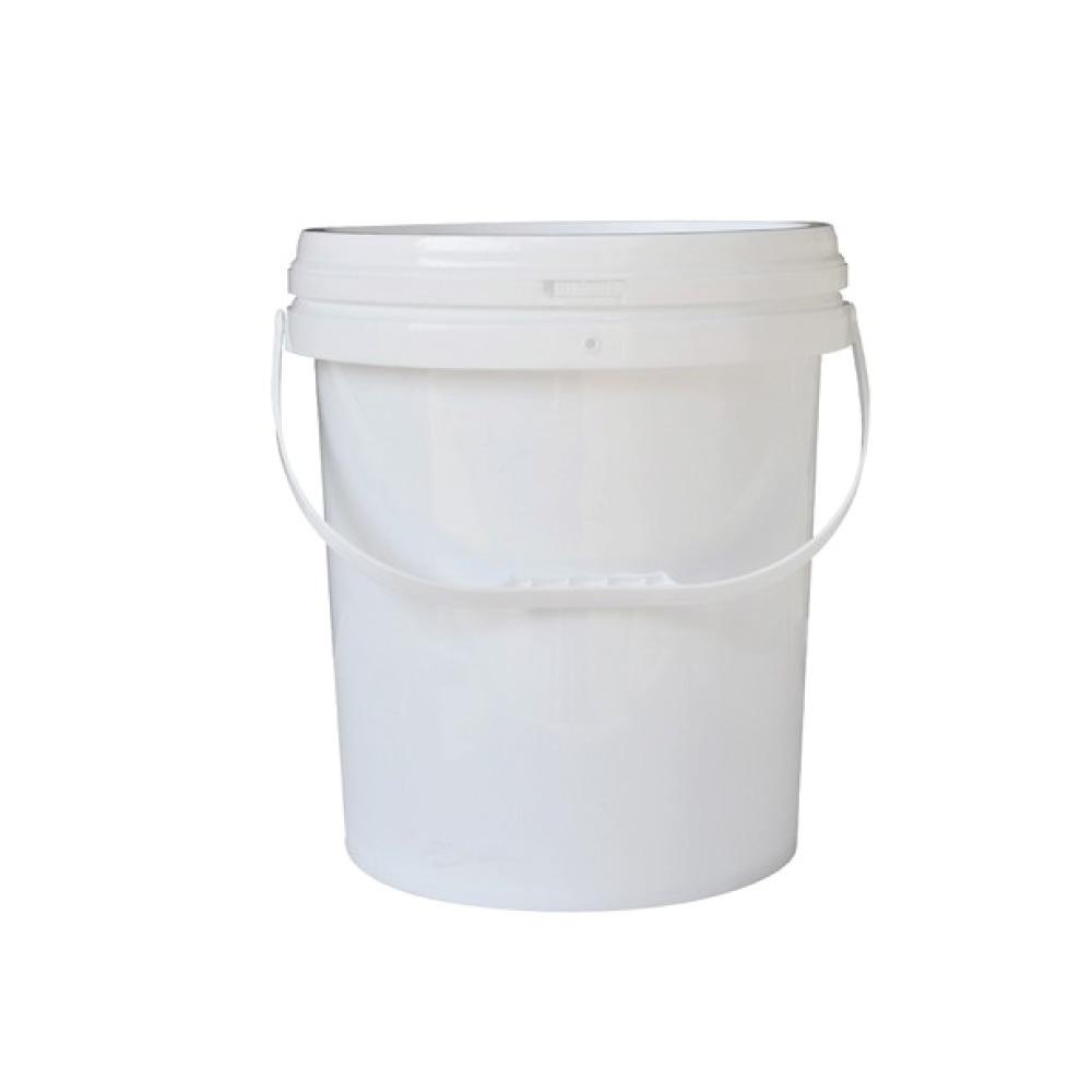 V238-SUPDZ-21934188101712-202505231435-00 Bulk 10x 10L Plastic Buckets + Lids - Empty White With Handle - Large Food Pail - Image 1