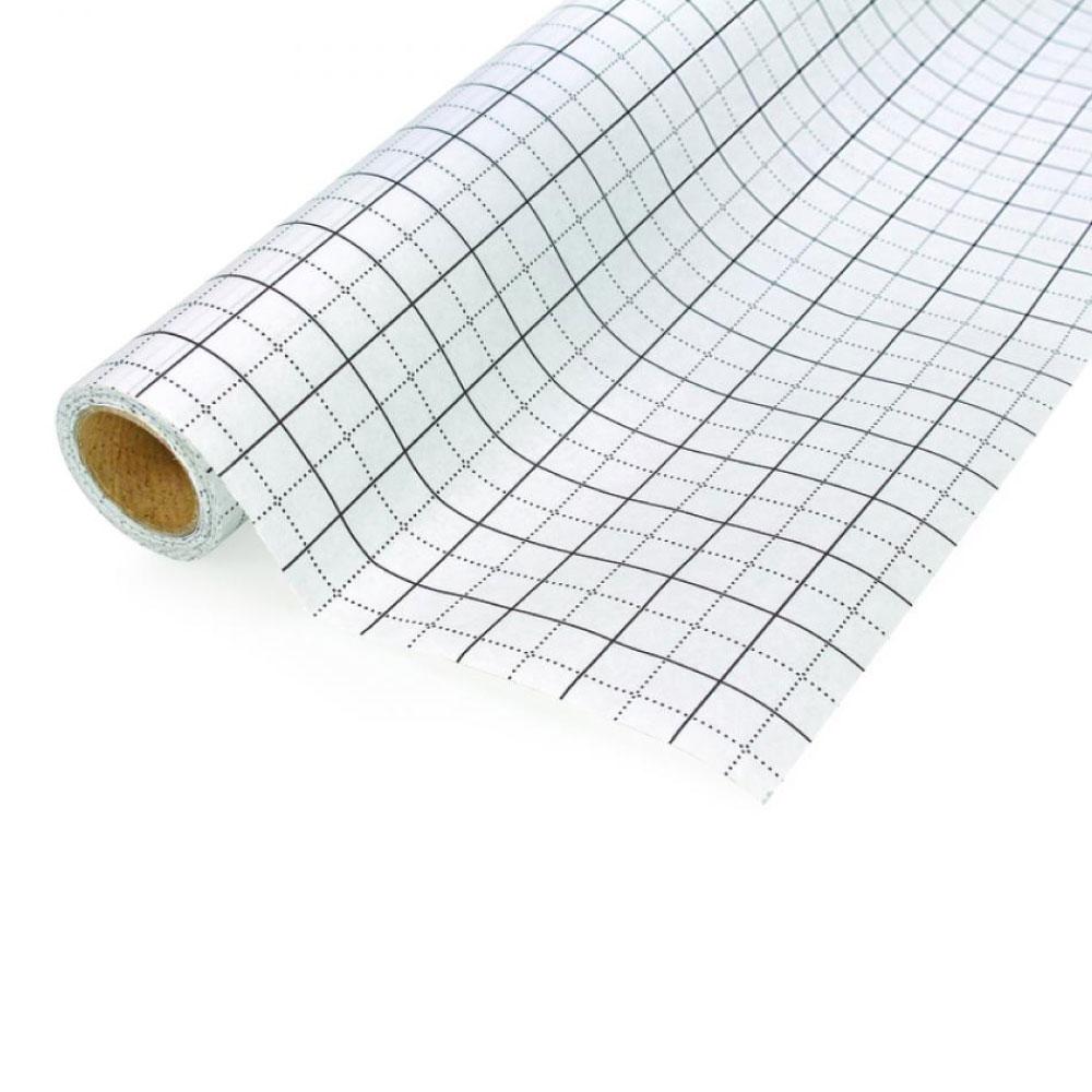 V238-SUPDZ-32056194564176-202508221243-00 Grid Pattern Tracing Paper Birch 10m x 80cm Black Printed Dressmakers Sewing Roll - Image 1