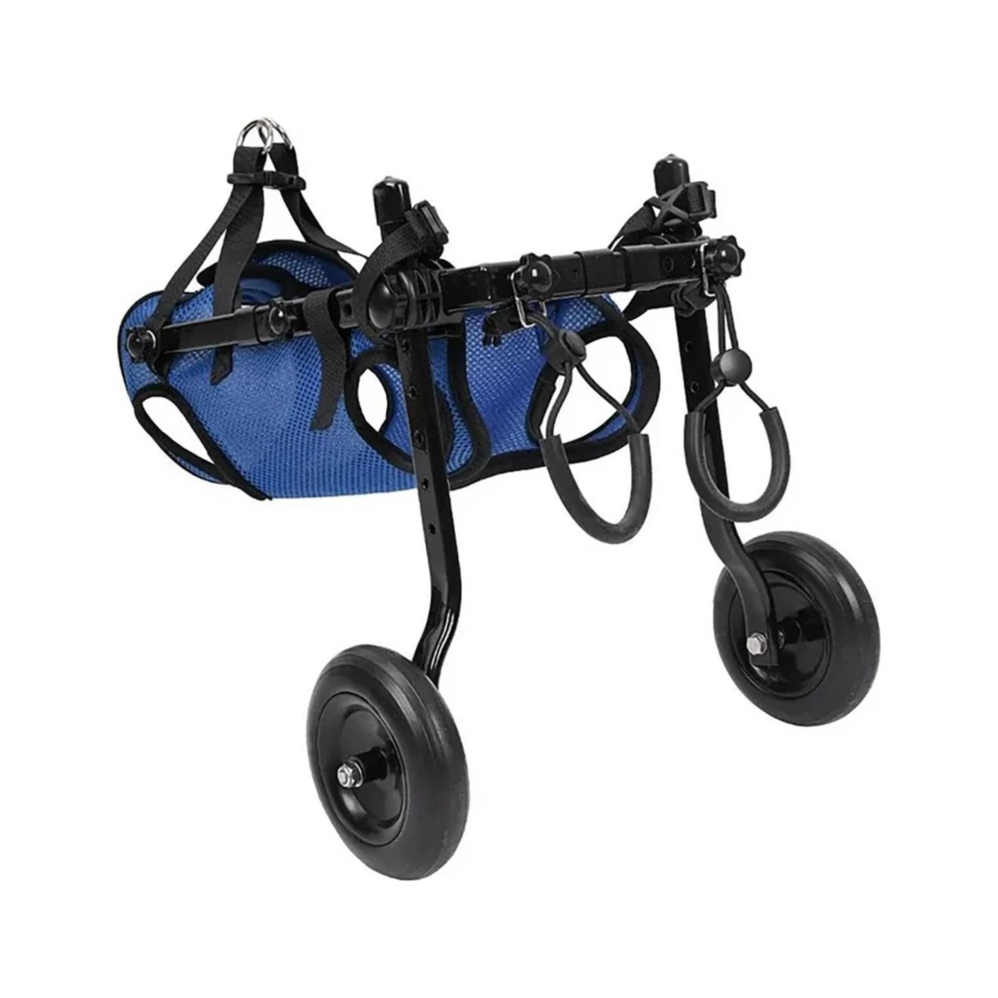 V238-SUPDZ-40983799267408-202505271535-00 Rooster Farms Little Dog Wheelchair Small Harness - Adjustable Back Leg Aid - Image 1