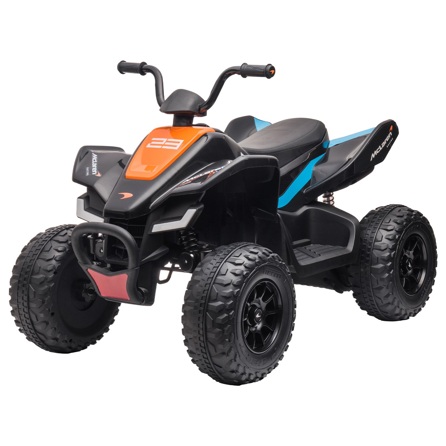 V240-CAR-MCL-35L-BK-70527-00 Kahuna MCL35 McLaren Toy Ride On Electric Quad Bike - Black - Image 1