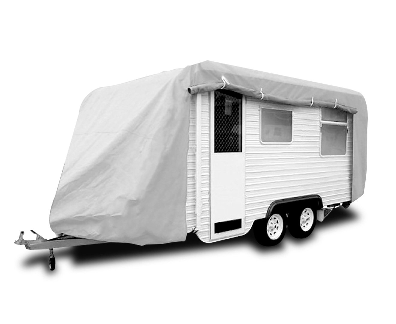V240-COV-WAL-CVN-2023-73469-00 Wallaroo Caravan Cover With Side Zip Campervan 20ft To 23ft - Image 1