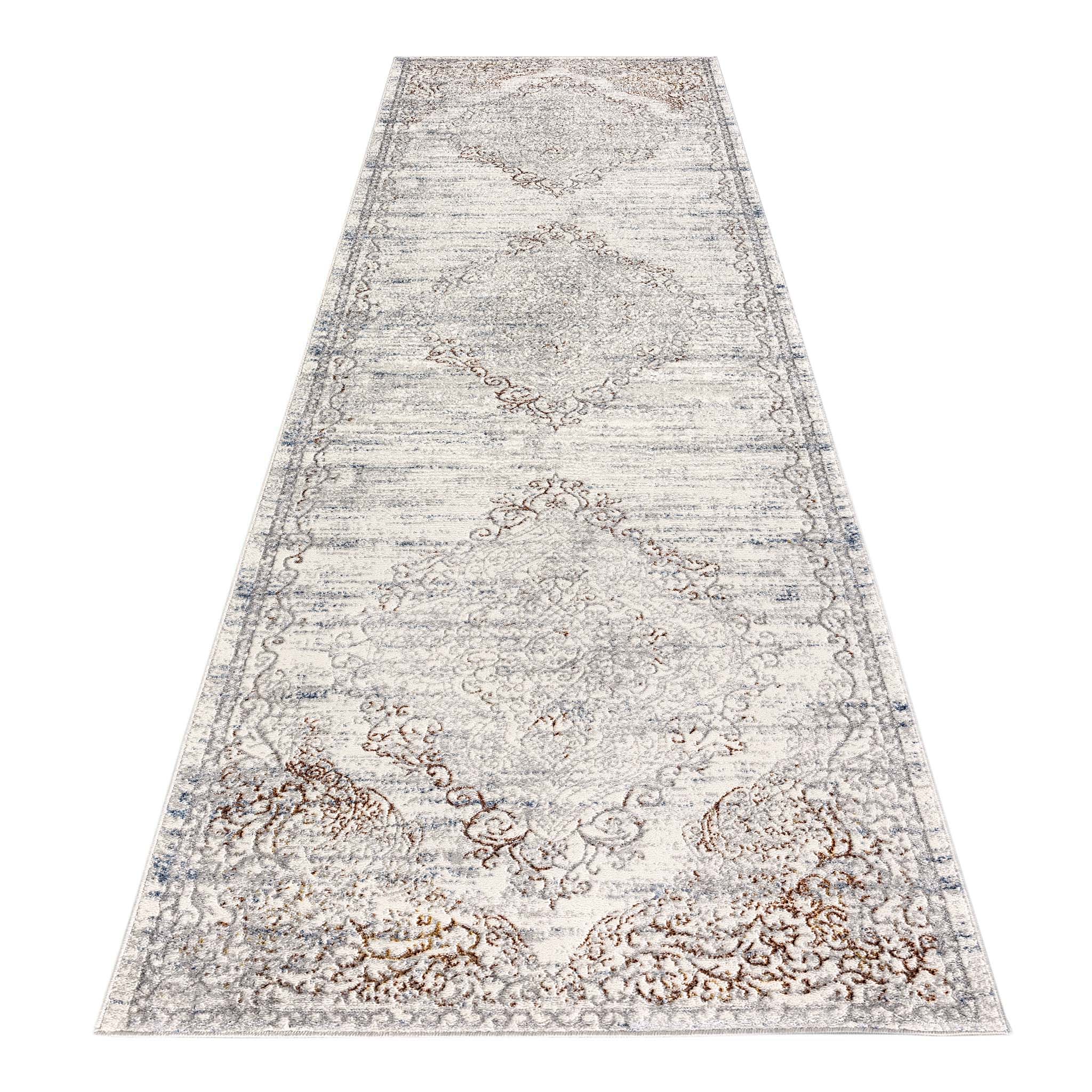 V262-LGH80150623CRE-172638-00 Luxe Vintage Textured Rug - Cream - 80x150 - Image 1