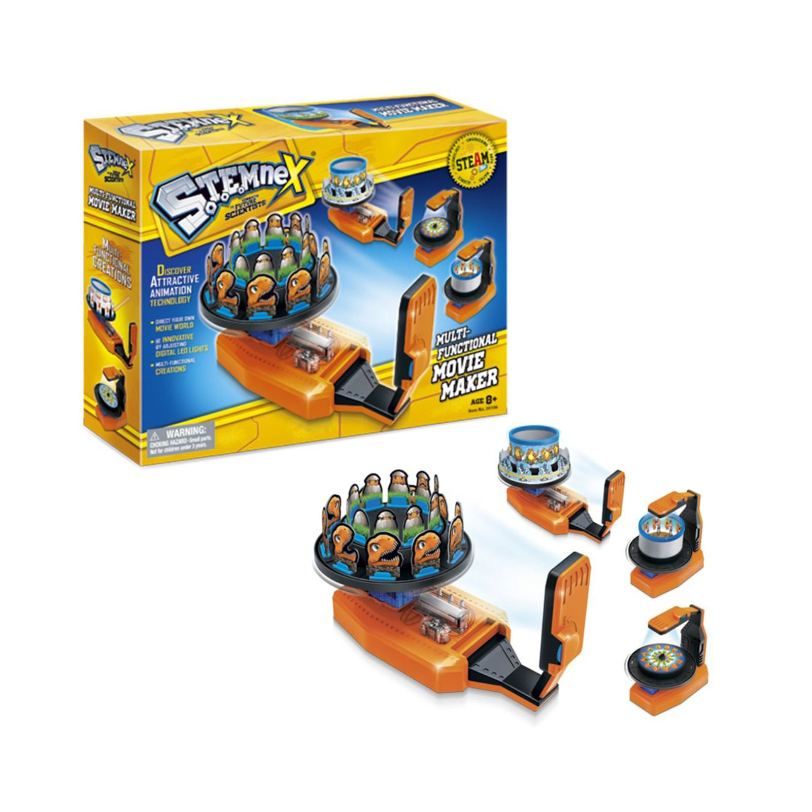 V274-TOY-KN-3AT9106-209840-00 Stemnex Multi-Functional Movie Maker STEM Toy - Build Your Own Educational Construction Kit - Image 1