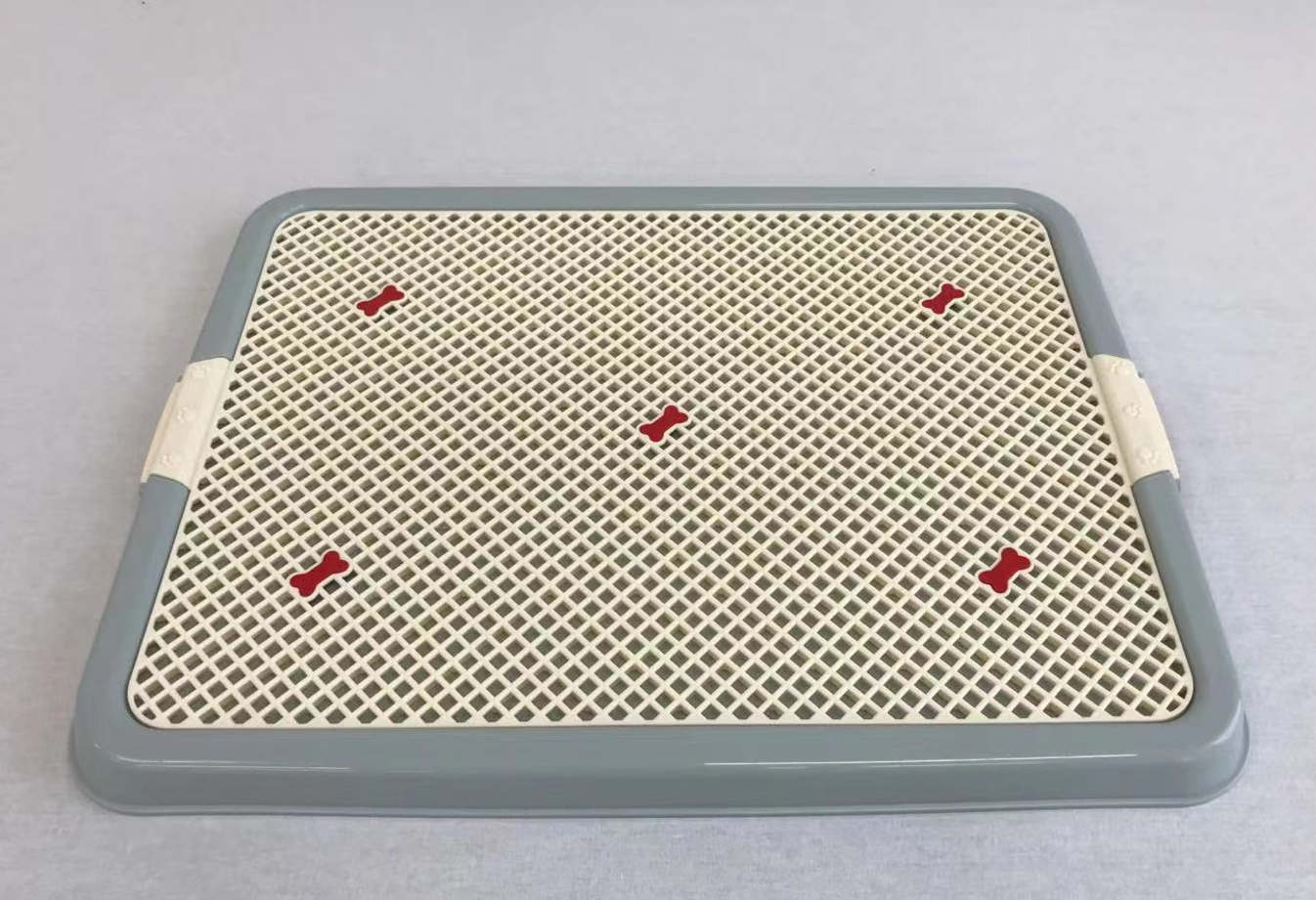 V278-BP130-1-POTTY-S-BLUE-66028-00 YES4PETS Small Portable Dog Potty Training Tray Mat Pet Puppy Toilet Trays Loo Pad Blue - Image 1