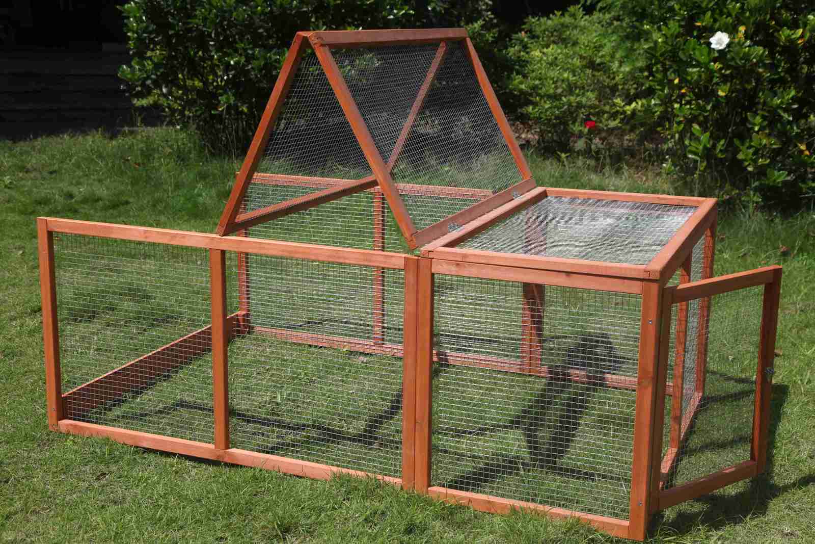 V278-CAGE32RUN-89843-00 YES4PETS Large Chicken Coop Run Guinea Pig Cage Villa Extension Rabbit Hutch House Pen - Image 1