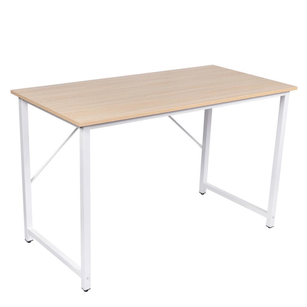 V278-M7910W-OFFICE-DESK-150108-00 YES4HOMES Computer Desk, Sturdy Home Office Laptop Desk Modern Writing Table, Multipurpose Workstation - Image 1