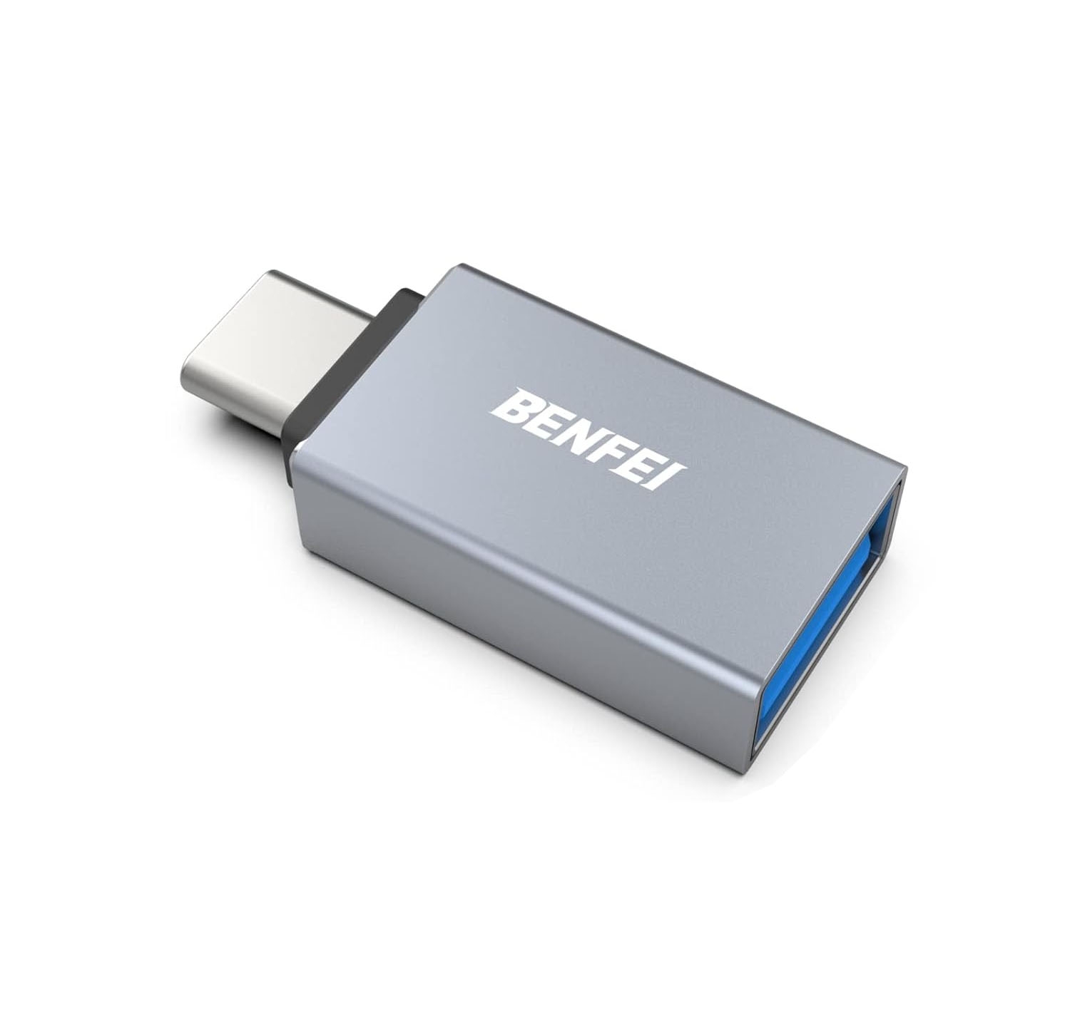 V28-ELEBEN191GY1P-202502281145-00 BENFEI USB C to USB 3.0 Adapter, USB C to A Male to Female Adapte - Image 1