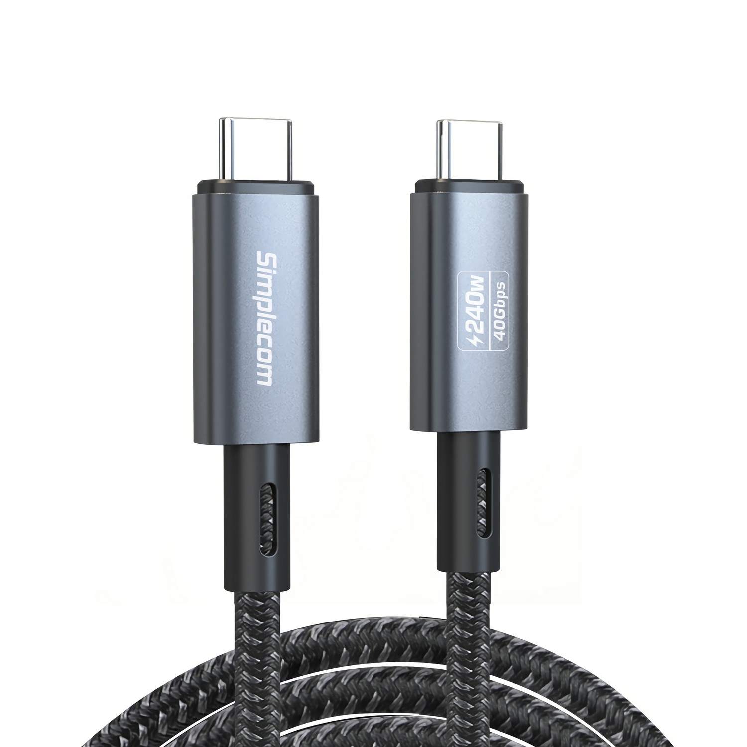 V28-SIMCA615-190510-00 Simplecom CA615 USB-C to USB-C Cable USB4 40Gbps 5A 240W PD3.1 8K@60Hz 1.5M - Image 1