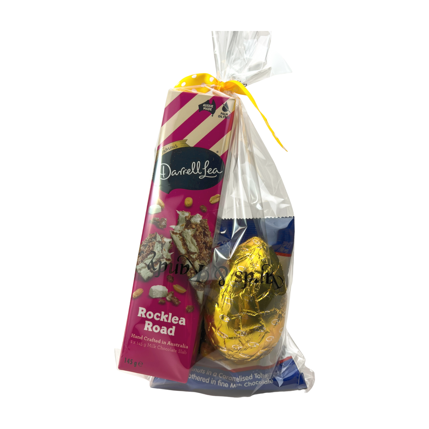 V287-2023030703-159746-00 2024 Darrell Lea Rocky Road Scorched Peanut Bites Easter Egg Pack - Image 1