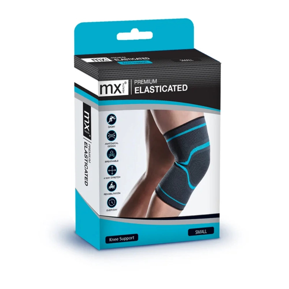 V346-MX72131-202505221433-00 MX Health Premium Elasticated Knee Support - Large - Image 1