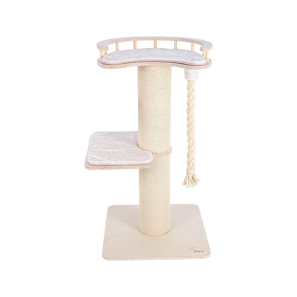 V390-190266-202507030910-00 HONEYPOTCAT Tough & Play Sisal Scratch Tower - 115cm - Image 1