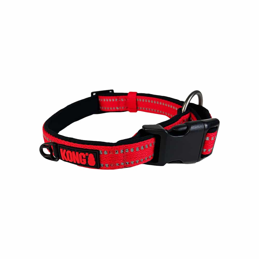 V390-KCLRXLRD-185413-00 KONG Nylon Red Collars Extra Large - Image 1