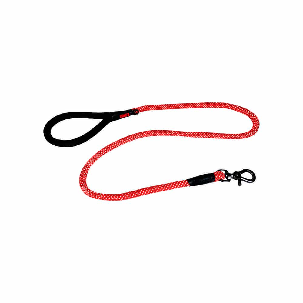 V390-KRLLRD-185391-00 KONG Rope Red Leashes Large - Image 1